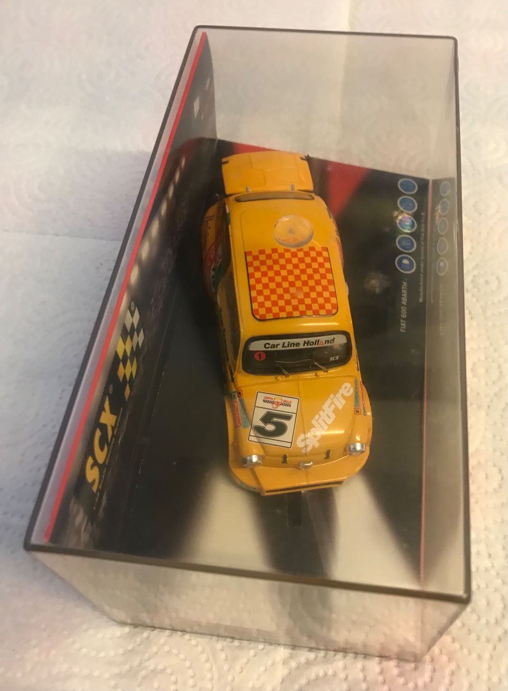 Piste: SCX 1:32 Fiat 600 ABARTH – Nuovo e nell'imballaggio originale da Zürich venduto da DocSlot 1