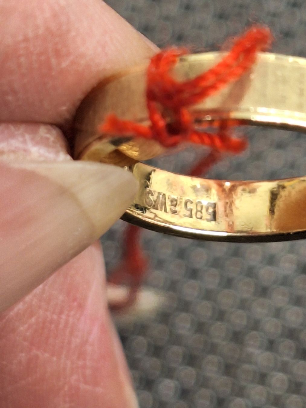 Ringe: Ring 585 Gelbgold. Satiniert – Neu (gemäss Beschreibung) aus Rheinfelden von Cleopatra2000 4