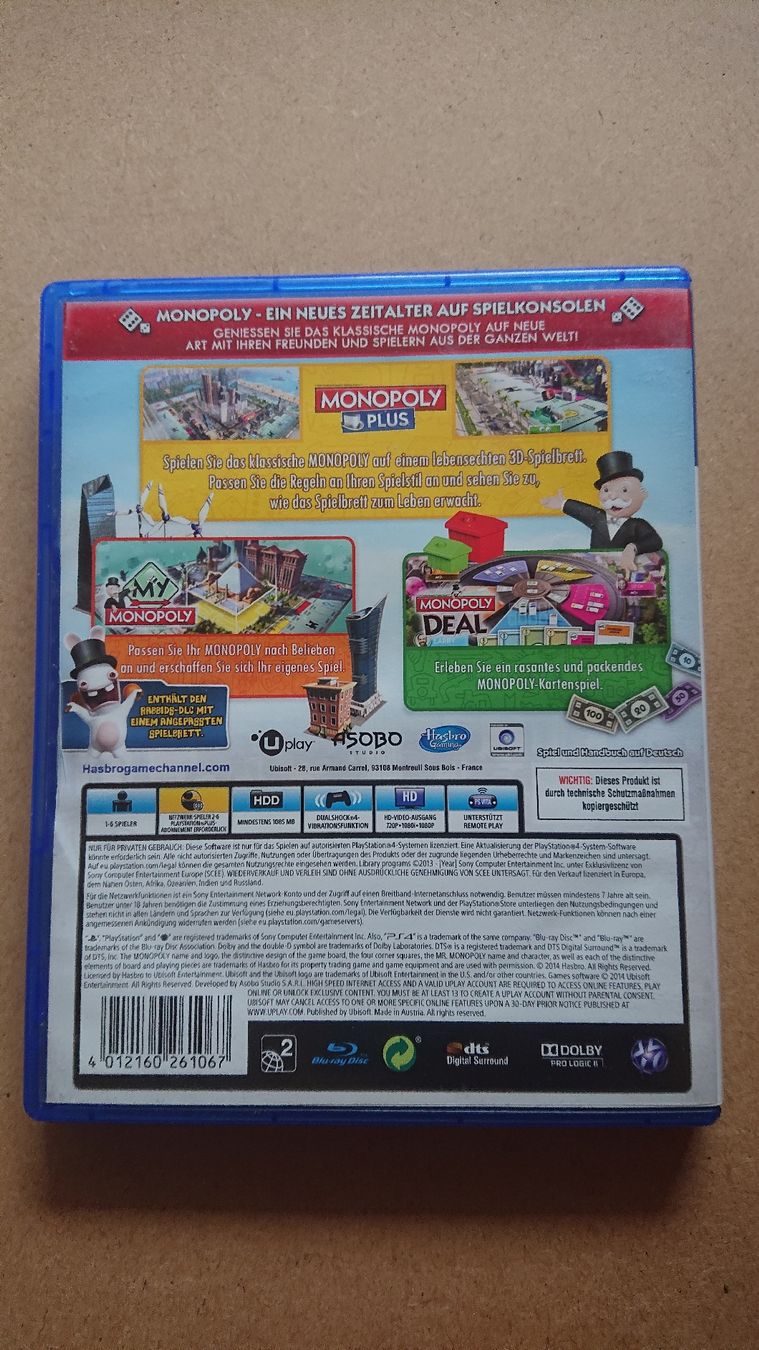 Giochi: Monopoly Family Fun Pack ps4 – Usato da Chur venduto da FreakofRarity 1