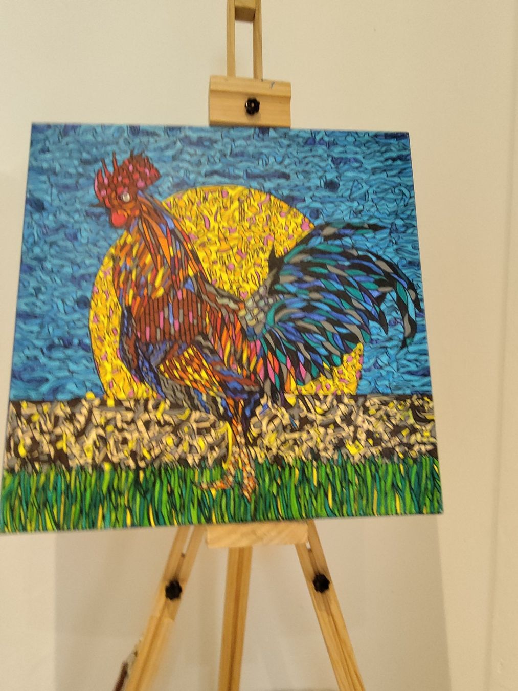 Dipinti: Acrylic Gemälde 50 x 50 cm – Nuovo (secondo la descrizione) da Bellikon venduto da MellonCollieMitTwint 3