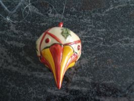 Keramik Christbaumschmuck, Vintage Ornament, sehr schön! MA