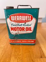 Old Motor Oil Can Wearwell Auto Trucks Tractors can
