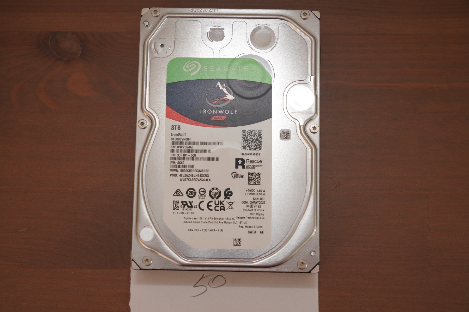 Seagate Dischi rigidi: Disk SATA 8Tb Seagate IronWolf NAS - 26603 Stunden – Usato da Zürich venduto da Lock5151