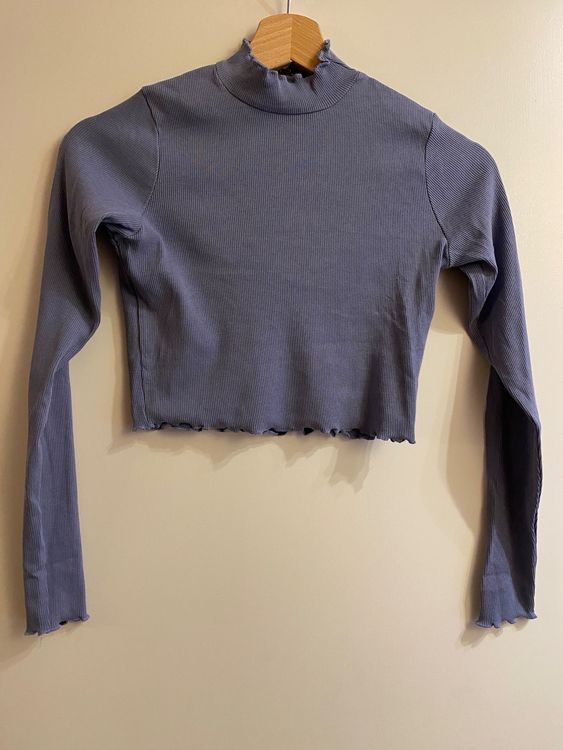 Crop Top Pull & Bear bleu clair de lune - taille S (Neu (gemäss ...