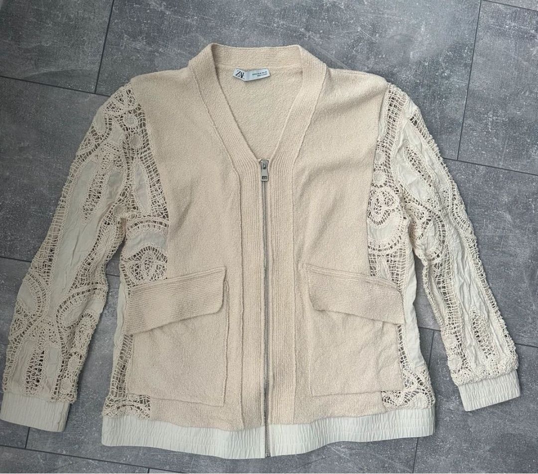 Zara Giacche: Zara Strickjacke, Häkel, Boho, ungetragen – Nuovo (secondo la descrizione) da Uerikon venduto da pink_flamingo