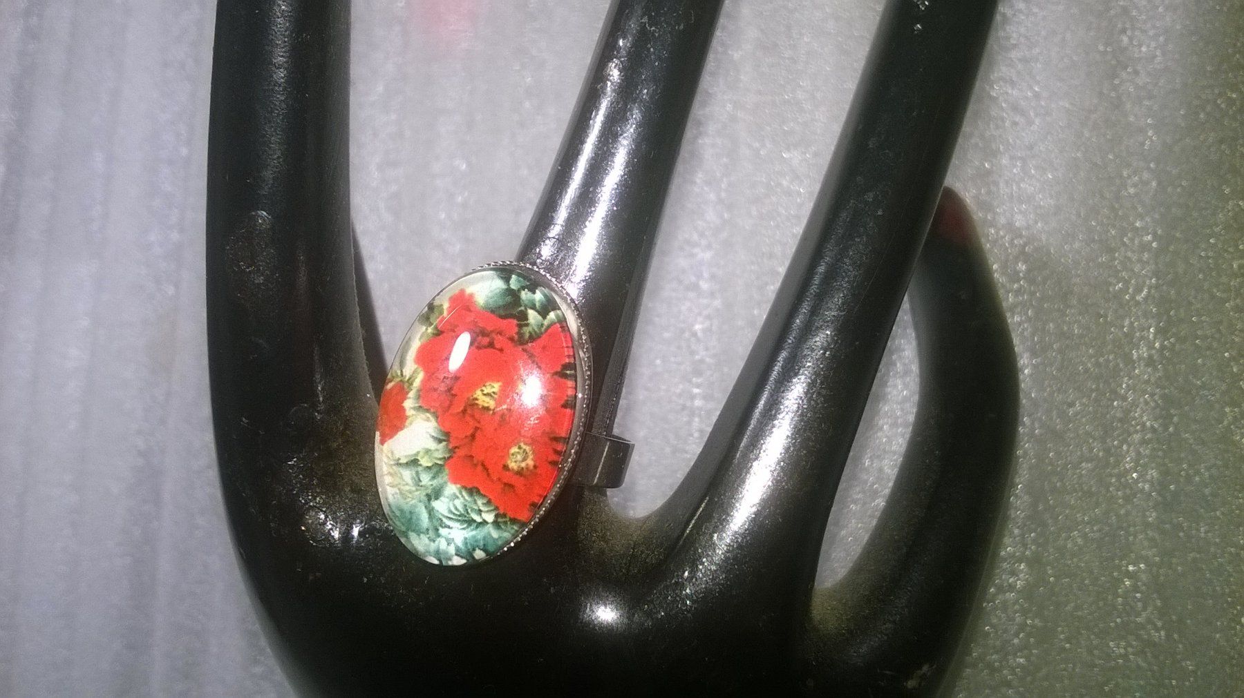 Anelli: RING EDELSTHAL MIT BLUMEN,,,GLANZIG – Nuovo (secondo la descrizione) da Basel venduto da bijoutrie_4 2