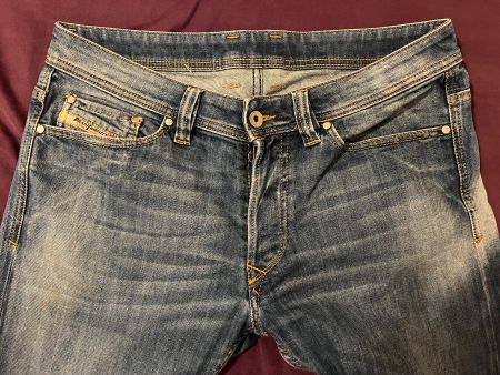 Jeans Diesel Industry blau gebraucht guter Zustand