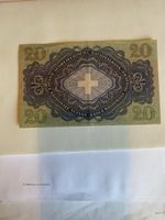 20 Franken Schein 1951 Serie 28K guter Zustand