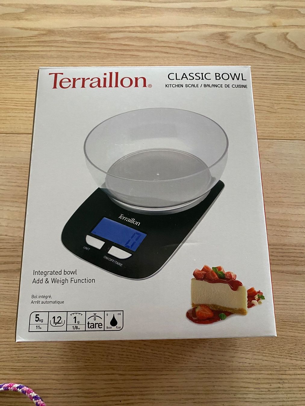 Terraillon Bilance da cucina: Terraillon Küchenwaage mit Schüssel - Neu – Nuovo e nell'imballaggio originale da Rüschlikon venduto da Emma01