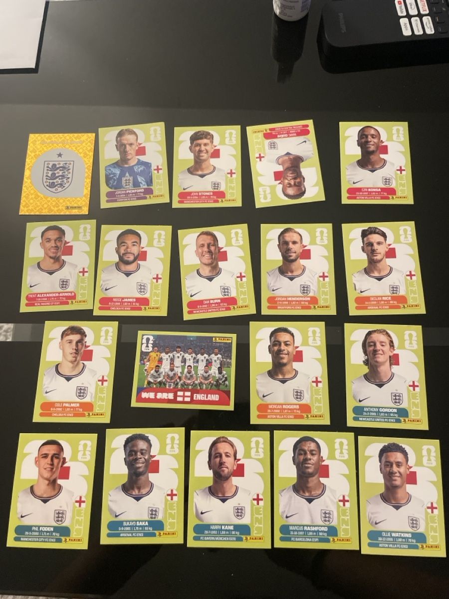 Panini Carte collezionabili: England Panini WM 2026 Sticker Set – Nuovo e nell'imballaggio originale da Bubendorf venduto da ale_6fxg