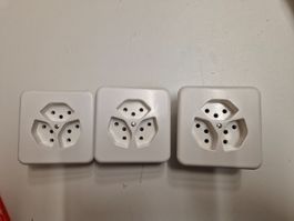 3 x Feller Standard 3xt13