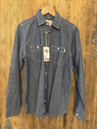 Herren Hemd Carhartt blau Grösse S neu mit Etikett