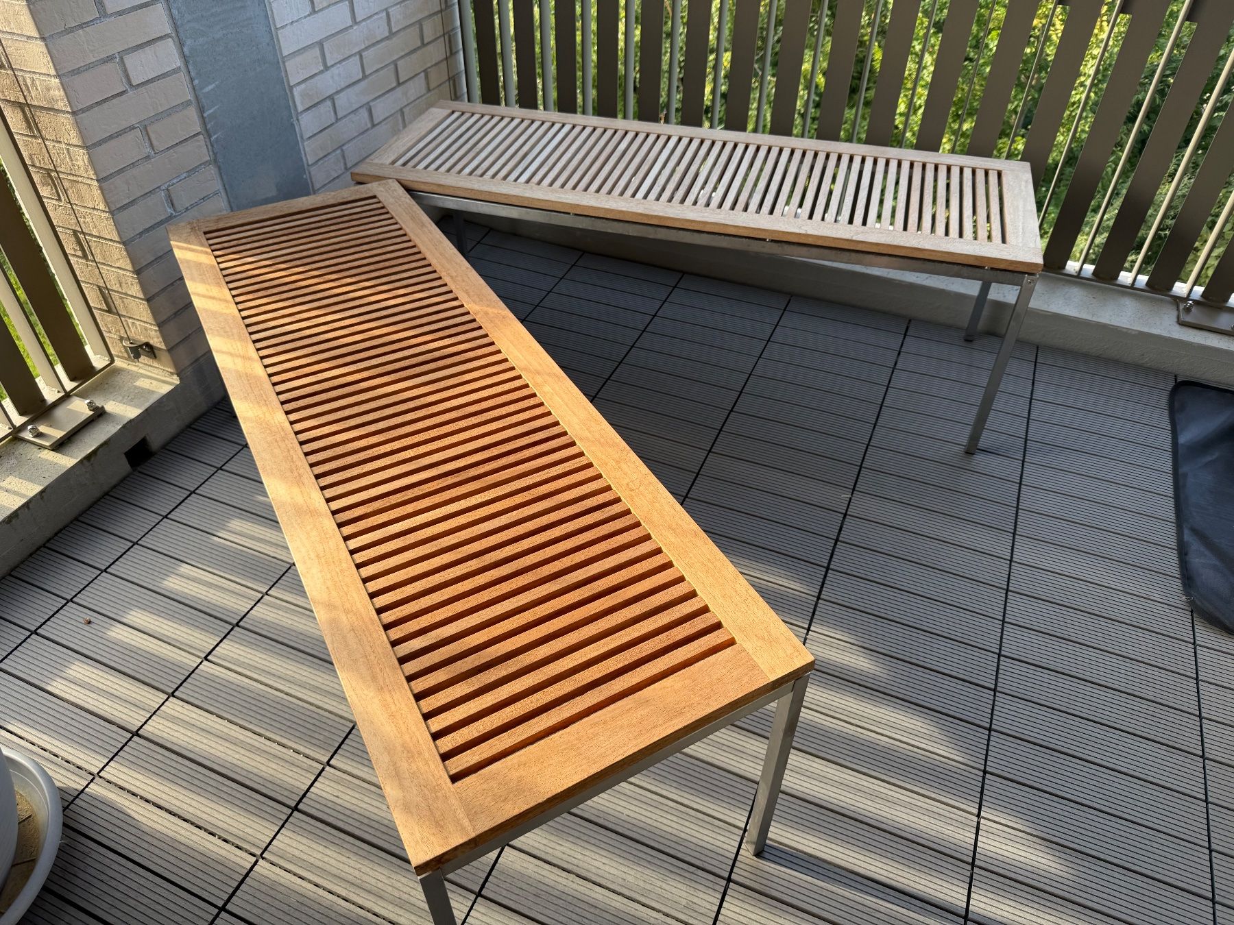 Panchine: 2 hochwertige Sitzbänke für Balkon oder Garten – Usato da Unterentfelden venduto da kangaroo90 2