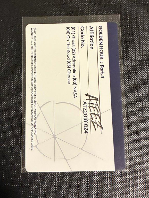 Carte collezionabili: ATEEZ - Yunho – Usato da Uster venduto da ali_mp6n 1