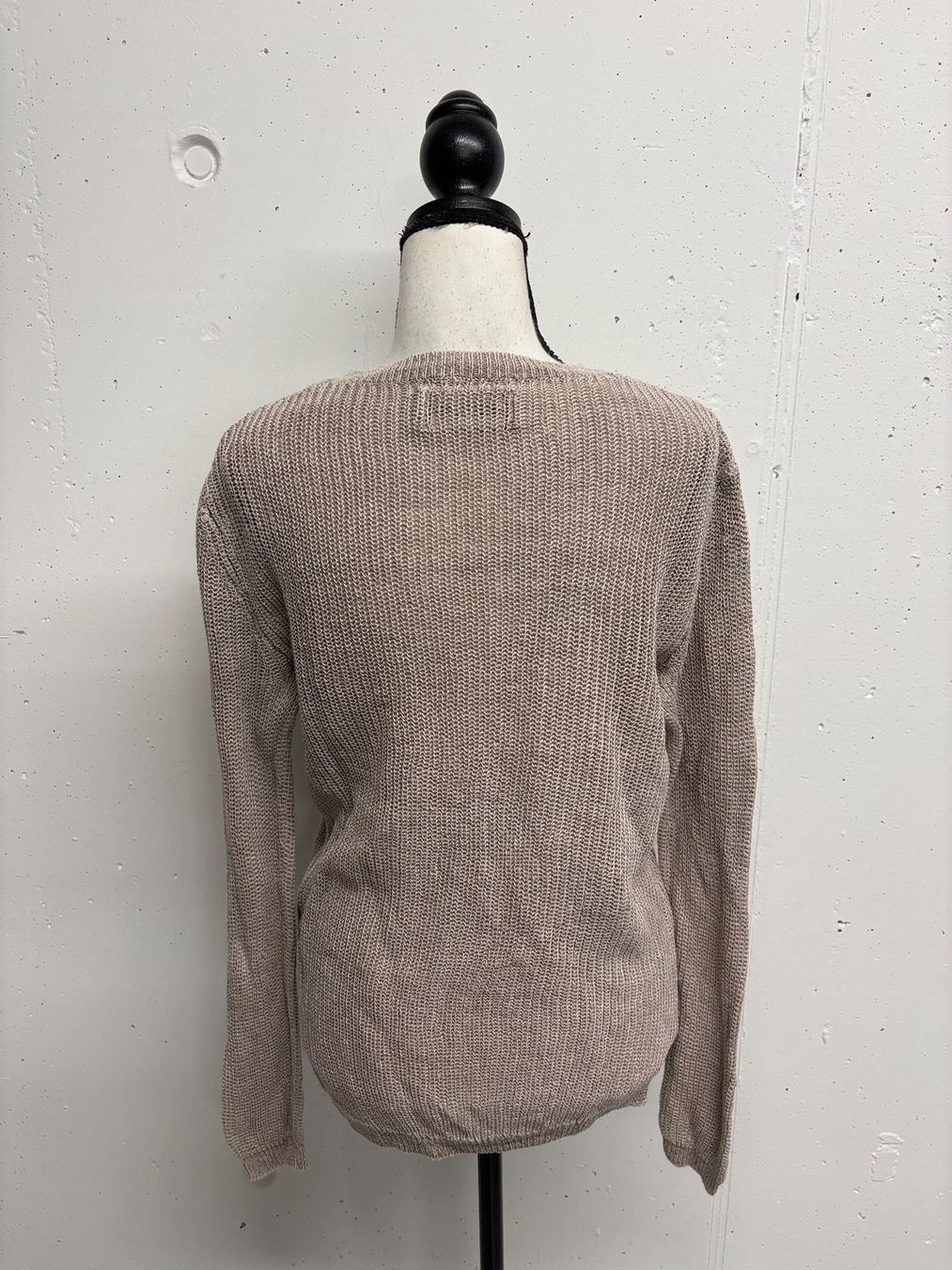 Replay Maglioni & Felpe: Replay Strickpullover Gr. M Leinen greige beige grau – Nuovo (secondo la descrizione) da Regensdorf venduto da secondchancefashion 2
