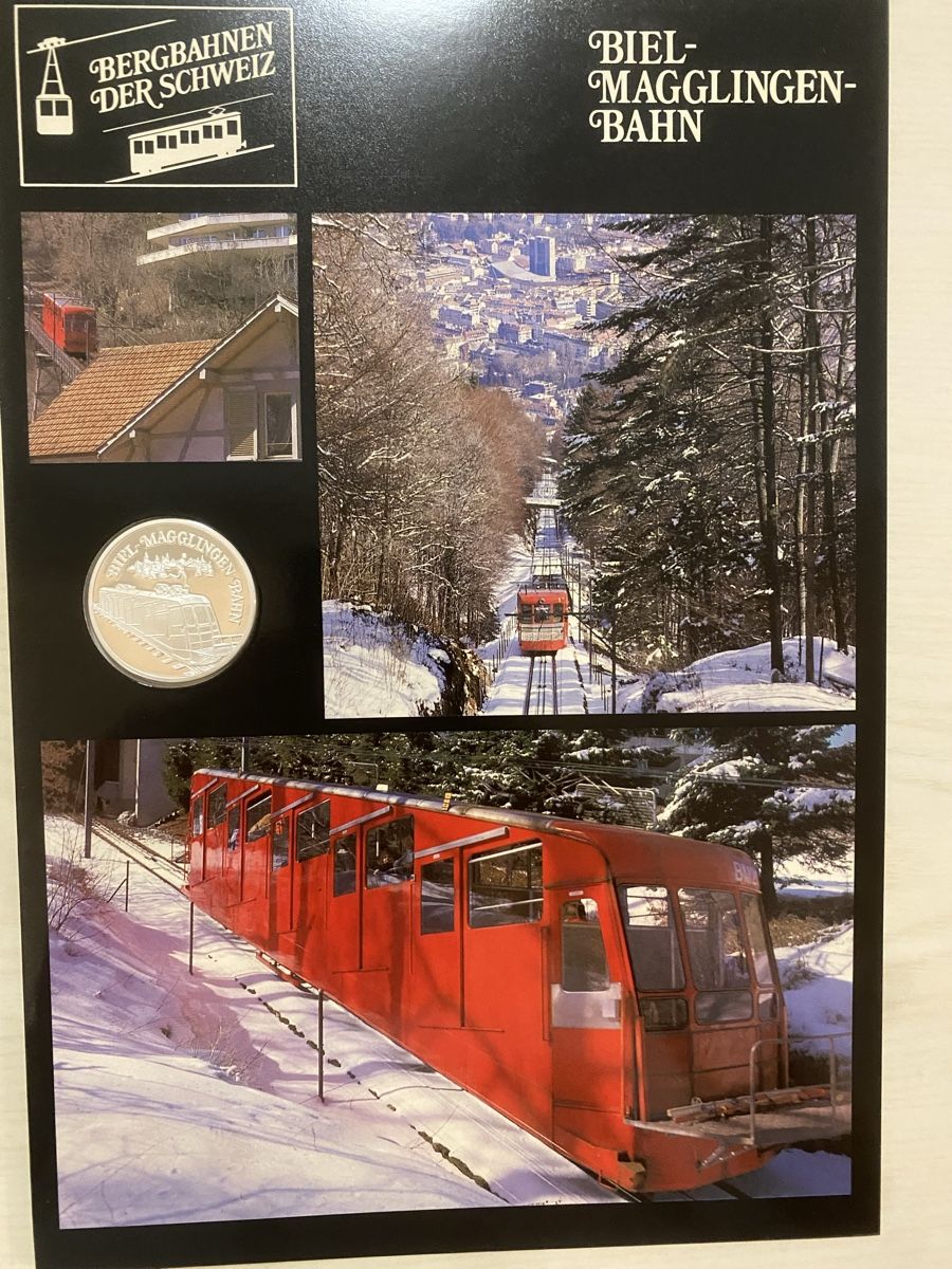Medaglie: Silbermedaille Biel Magglingenbahn in Silber – Nuovo (secondo la descrizione) da Muralto venduto da Alex1912
