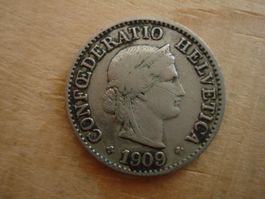 (S1) 5 Rappen 1909