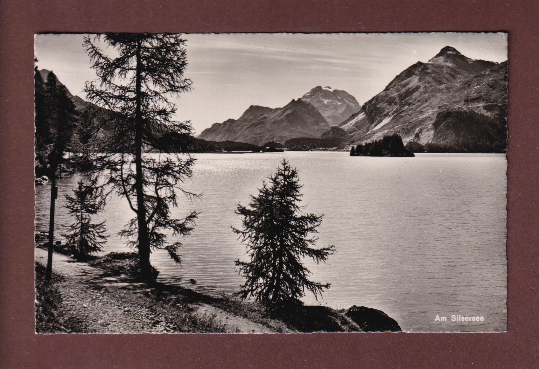 Cartes postales: Am SILSERSEE - 1950 – D'occasion à Pully par nicecards-shop