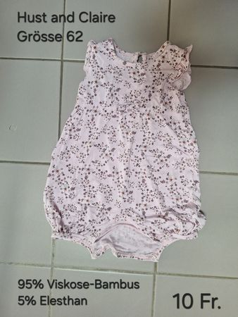 Jumpsuit Grösse 62 (Viskose-Bambus)