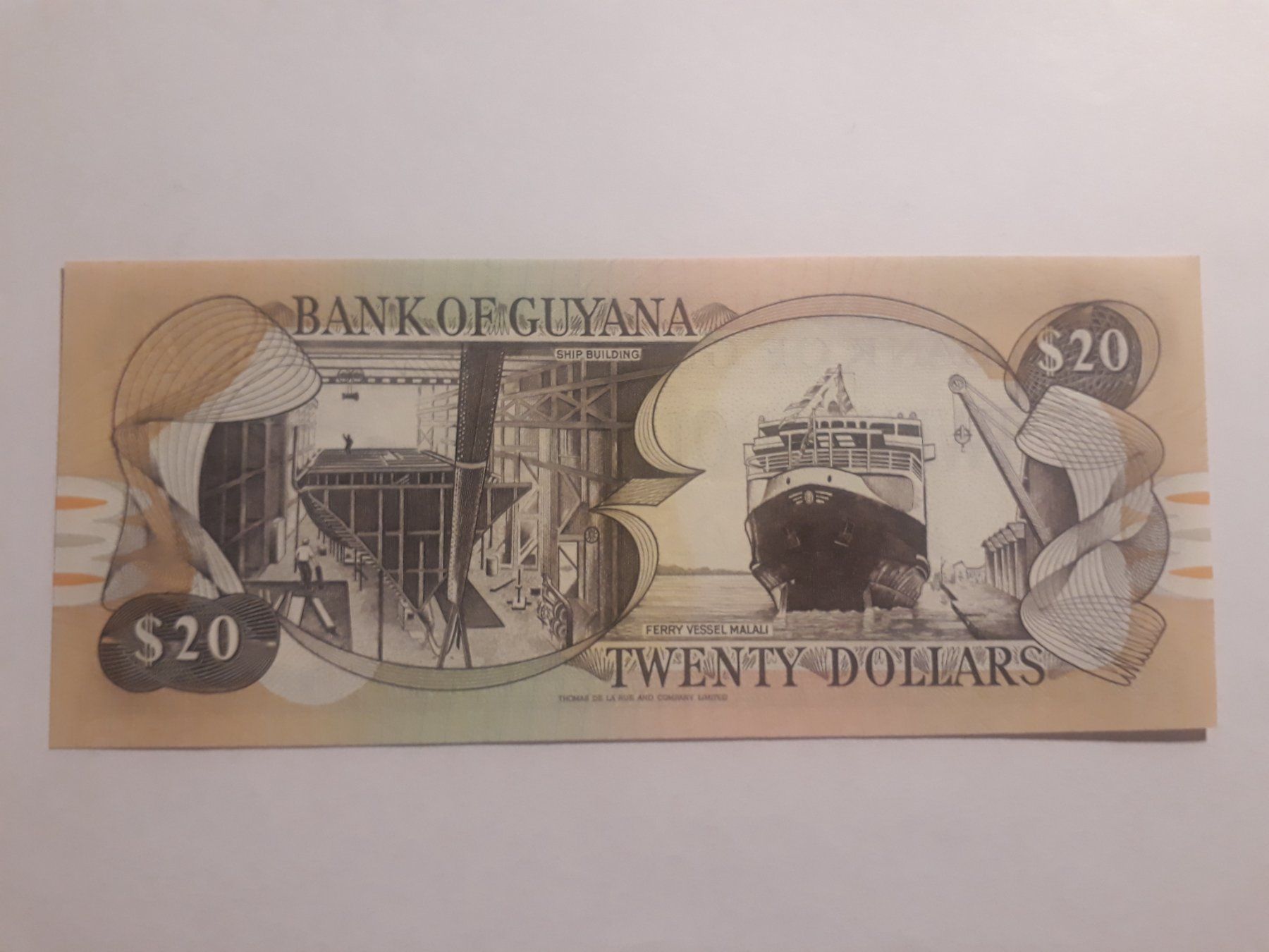 Banconote: GUYANA - 20 Dollars UNC (B/64-235687) – Nuovo (secondo la descrizione) da Wichtrach venduto da LuckyLuke69 1