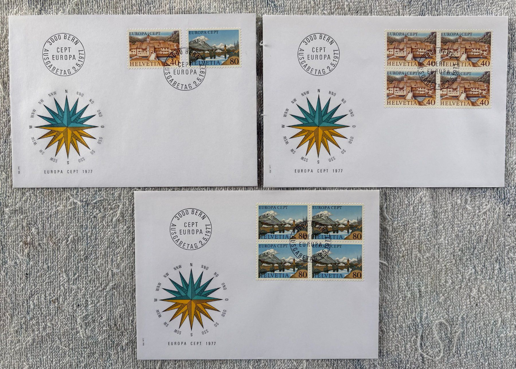 Alle Briefmarken: LOT FDC PTT – Gebraucht aus Ostermundigen von wini63