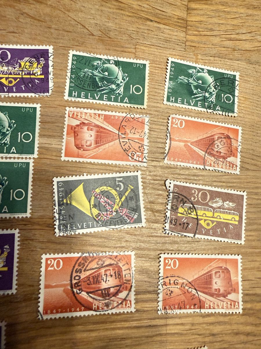 Tutti i francobolli: Briefmarken Konvolut Schweiz Briefmarkensammlung – Usato da Goldach venduto da Donpancho 1