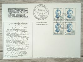 TR10 Enveloppe + Timbre Suisse 1966