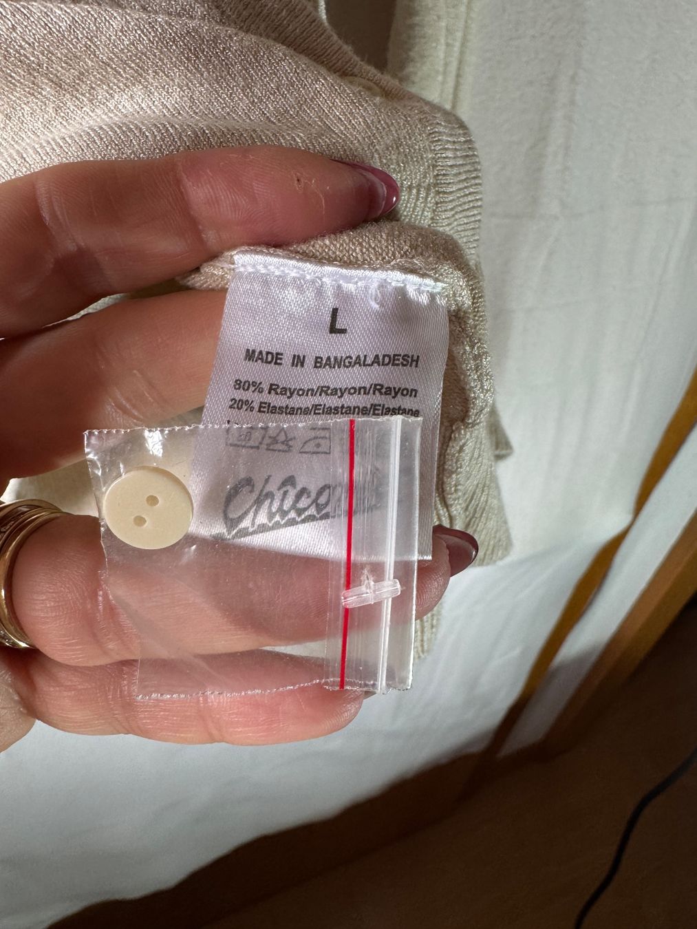 Jacken: Schöne beige Strickjacke von Chicoree Gr. L – Gebraucht aus Grosswangen von second_hand_dress 6