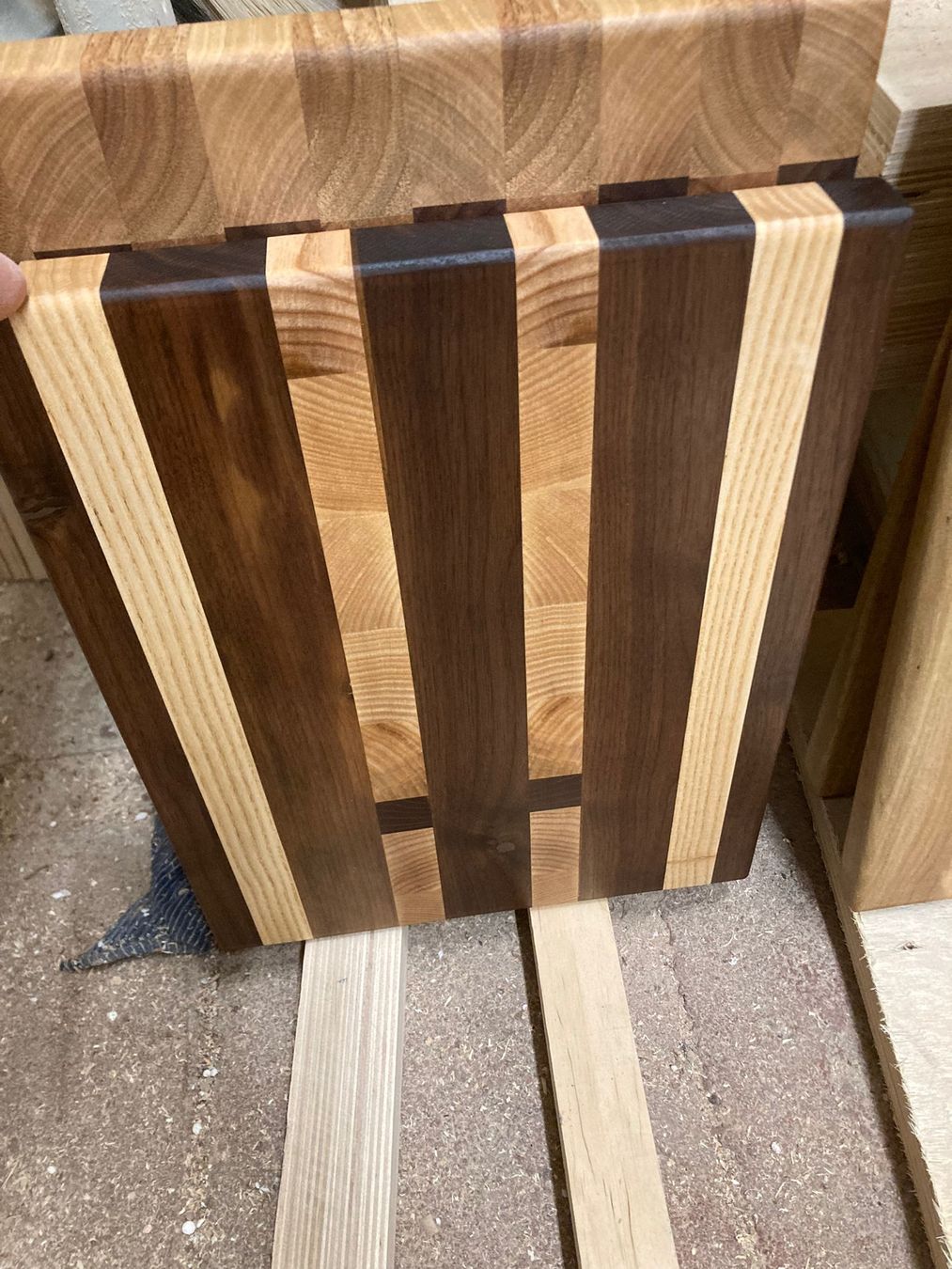 Articoli in legno: Stirnholzschneidebretter – Nuovo e nell'imballaggio originale da Wolhusen venduto da rioferdi 1