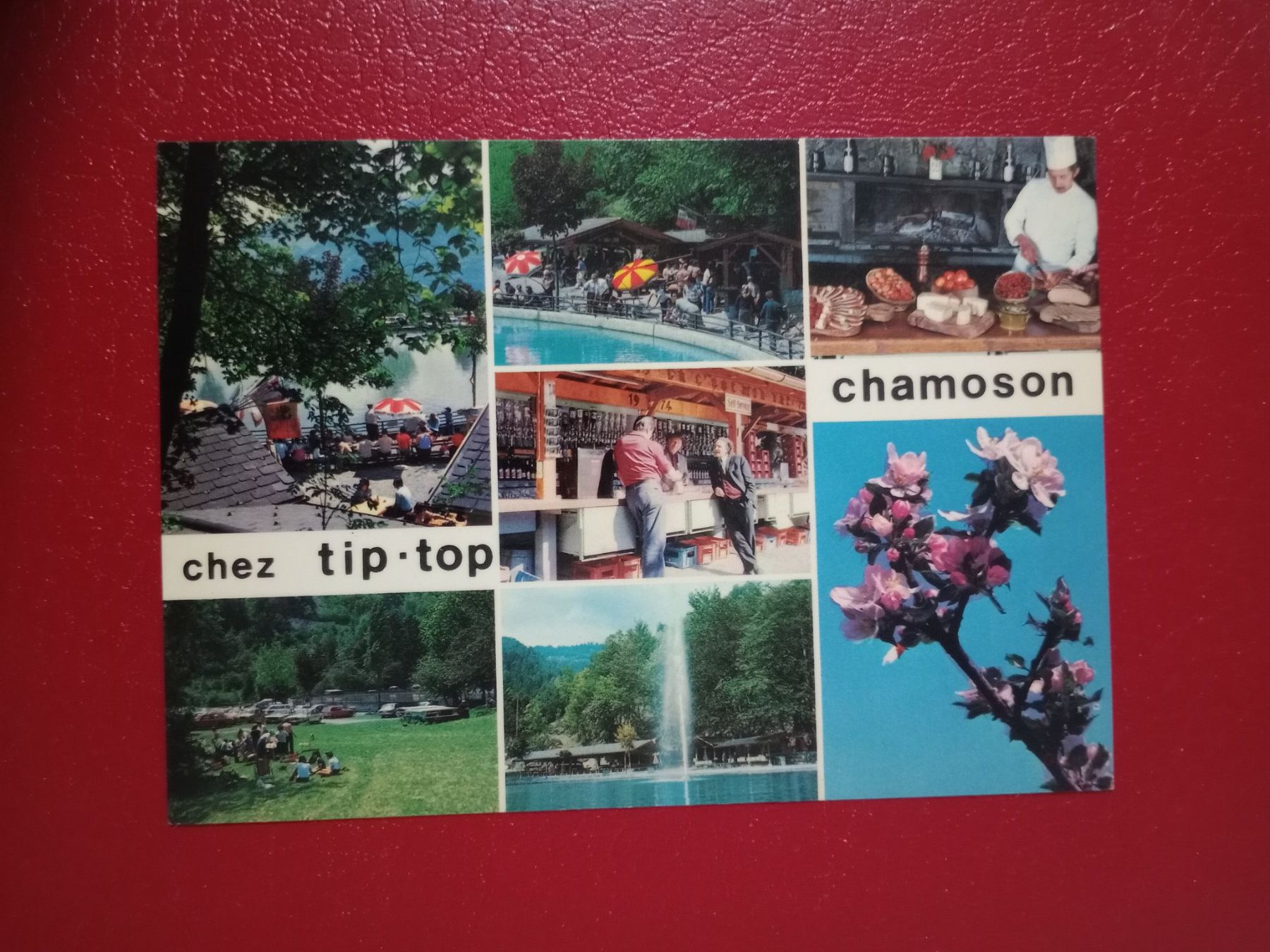 Cartoline postali: Chamoson Wallis Restaurant chez Tip-Top – Usato da Küttigen venduto da Melisch1000