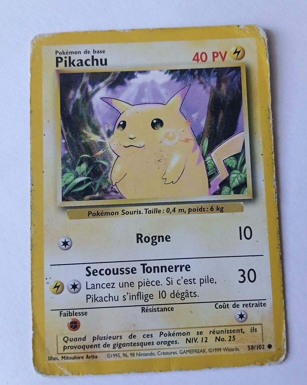 Pokémon Carte collezionabili: Carte Pokémon Pikachu FR 1999 – Usato da Sciernes-d'Albeuve venduto da Dojo004