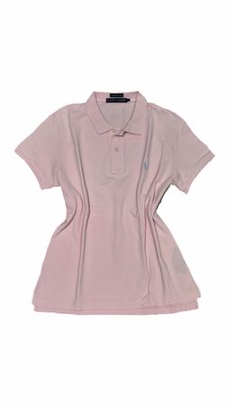 Polo Shirt Ralph Lauren Light Pink Size L Used