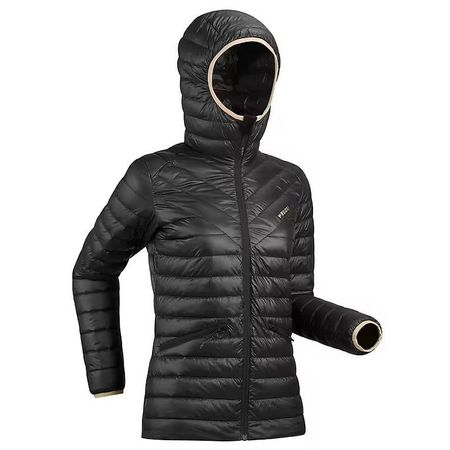 Unterziehjacke Ski Damen dünn warm - schwarz