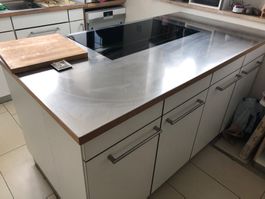 Kücheninsel mit massiver Tischplatte (36mm)