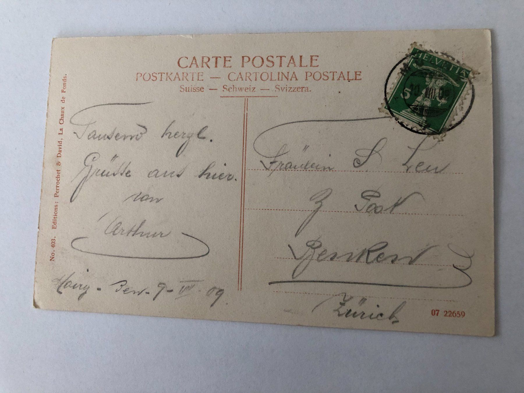 Ansichtskarten: Moiry - l'Eglise   190* – Gebraucht aus Pfäffikon ZH von Waltoversand 1