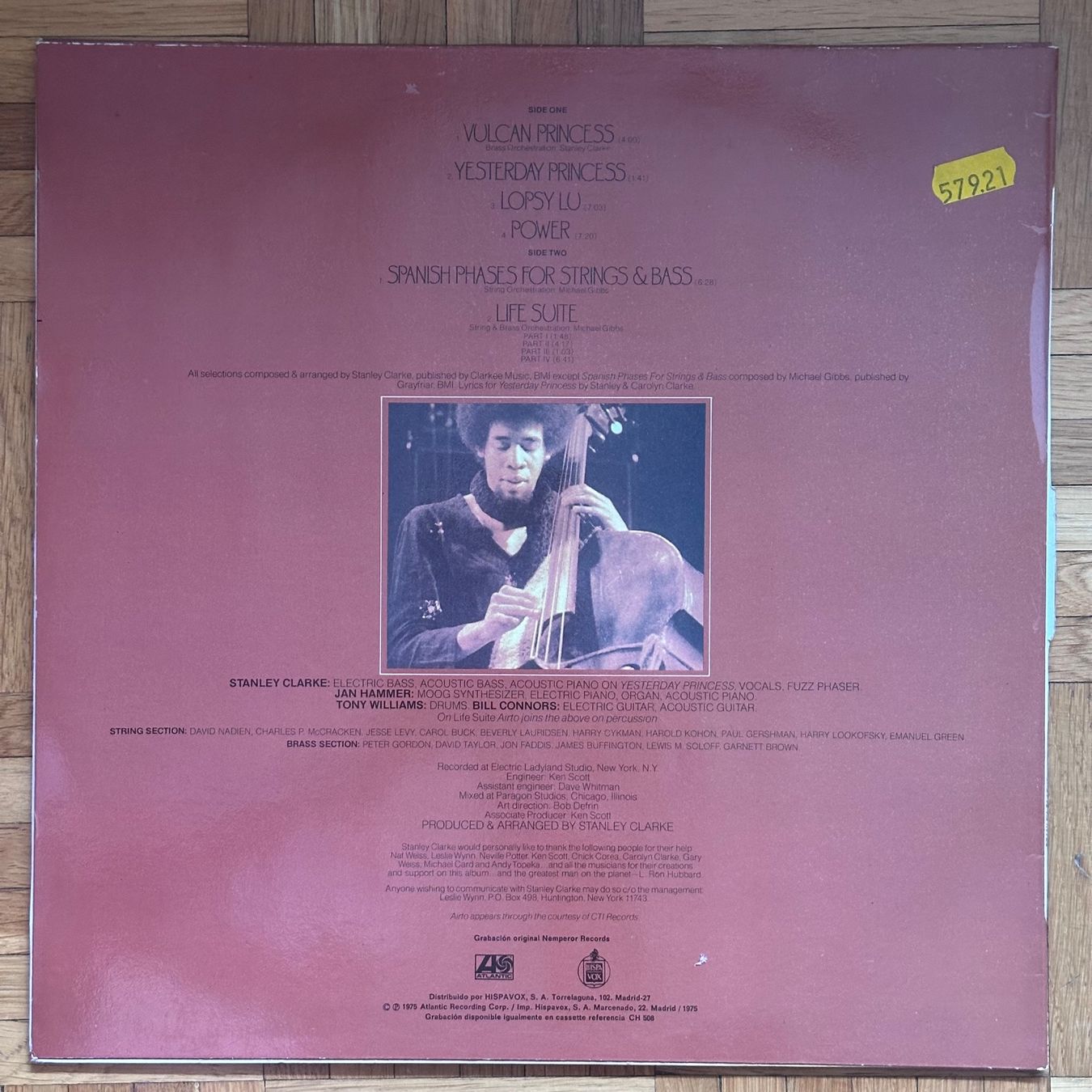 Vinyles: LP - Stanley Clarke - Stanley Clarke – D'occasion à Breganzona par Onairda75 1