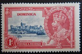 Dominica British Kat. 92 * 1935 Kat. 150 Pounds Abart