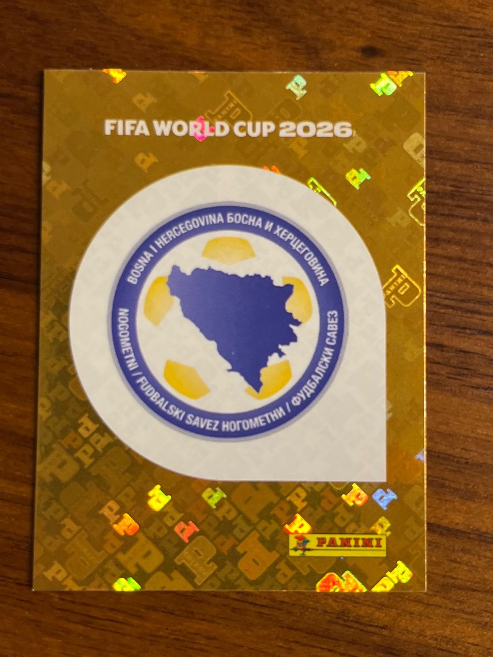 Panini Carte collezionabili: BIH 1 Panini WM26 – Nuovo (secondo la descrizione) da Au ZH venduto da blurayundvideospiele