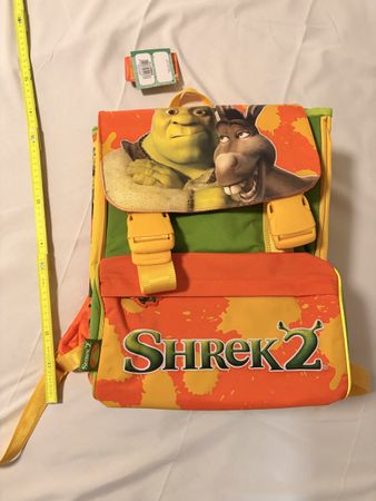 Kinderrucksack Shrek 2 mit vielen Fächern, super für die Sch