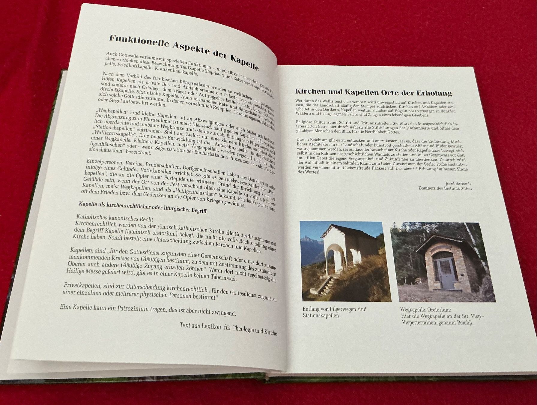Bücher: Kapellen im Oberwallis von Norbert Lorenz, 2011 – Gebraucht aus Crans-Montana von plainemorte 2