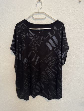 Canda Shirt Glitzer Steinchen Gr. XL