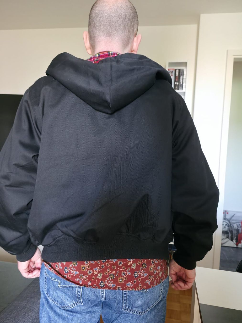 Jacken: Knightsbridge Harrington Jacke, Schwarz, Grösse L ,gebraucht – Gebraucht aus Oberwil b. Zug von ren_x6bm 3