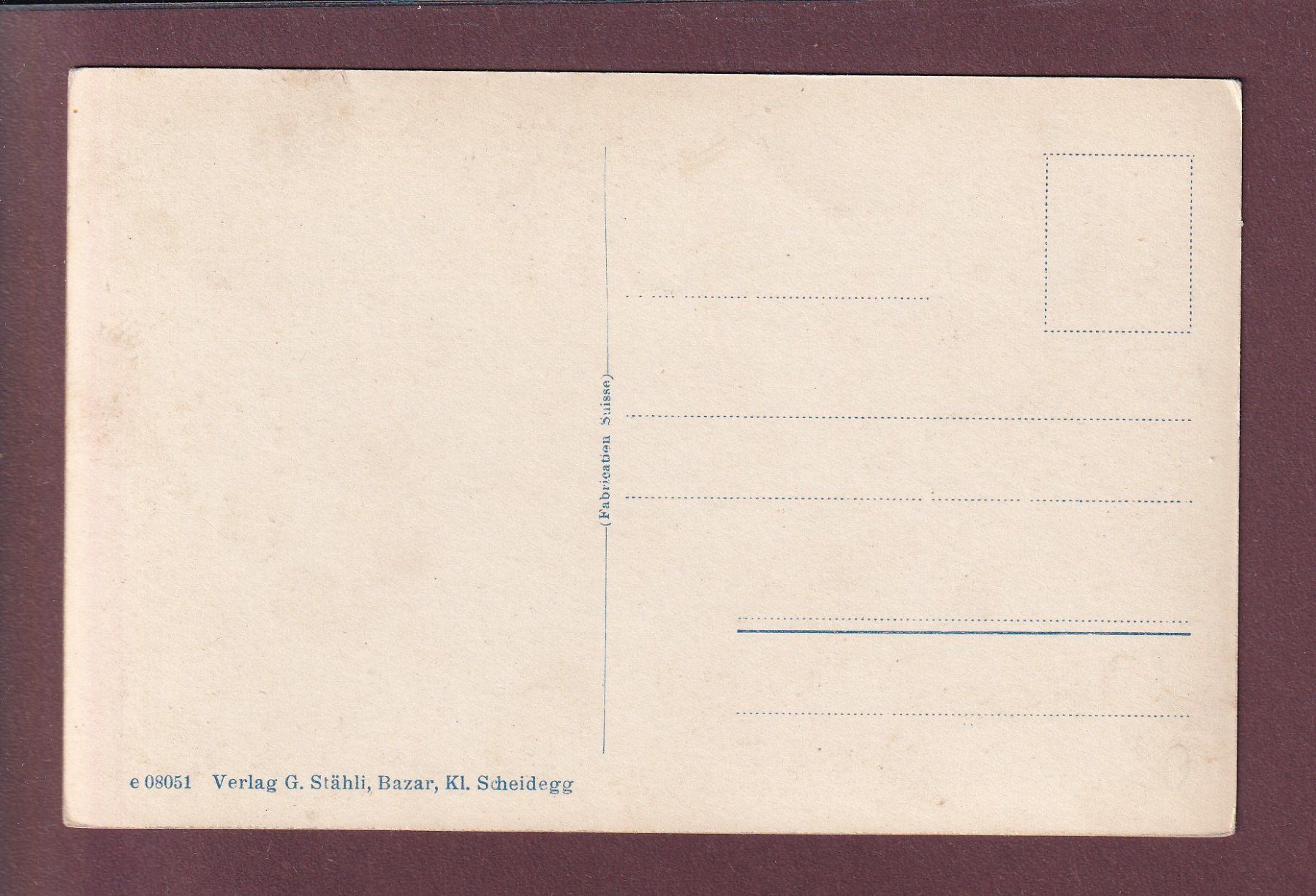 Cartoline postali: KLEINE SCHEIDEGG – Usato da Pully venduto da nicecards 1