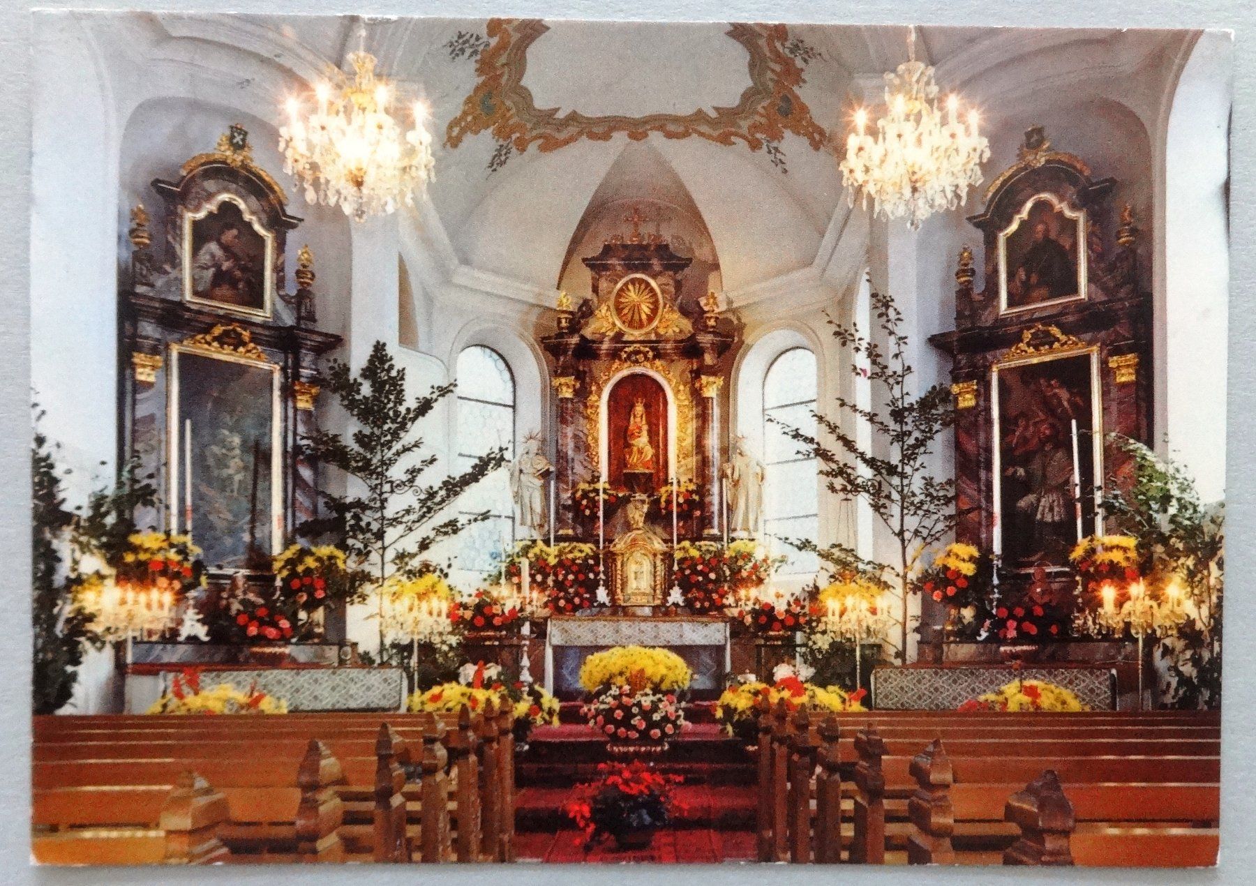 Ansichtskarten: Marien-Wallfahrtskapelle, Wiesenberg NW – Gebraucht aus Fétigny von Billy2miny