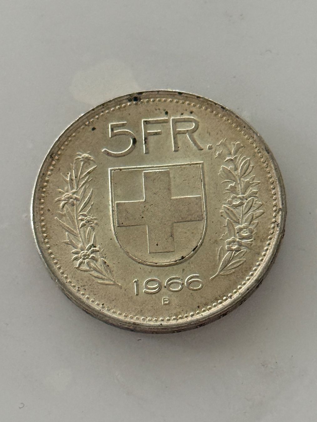 Alle Münzen: 5 Franken 1966  Silber – Gebraucht aus Wallisellen von SWISS_SILVER1 1