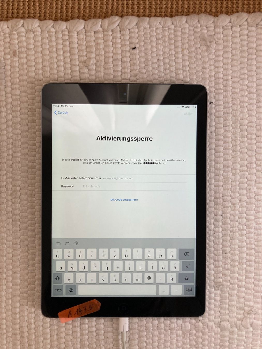 Apple Tablet PC: APPLE iPad  A1475  9.7´´ – Defekt aus Muttenz von mjd_mjd 1