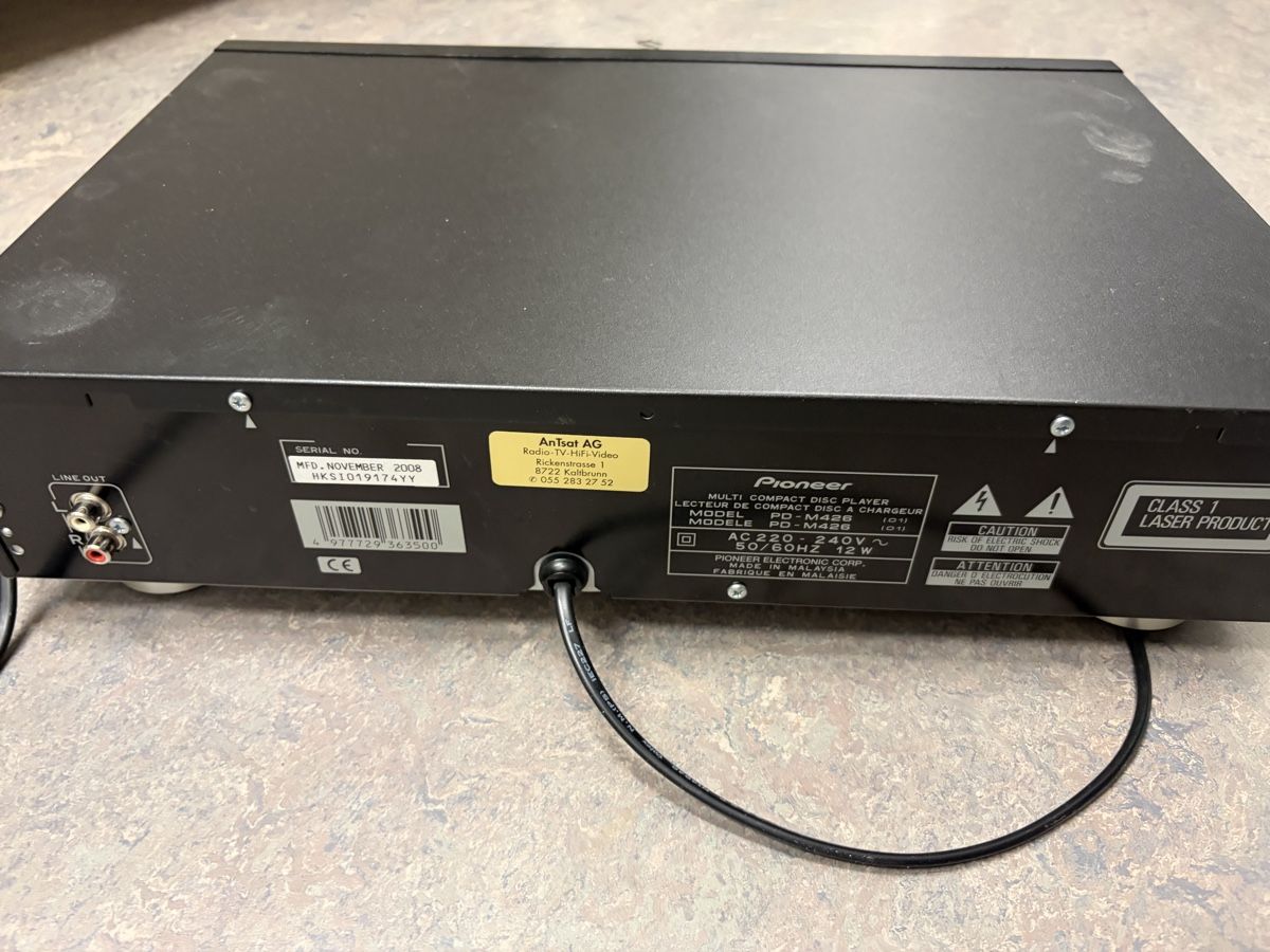 Pioneer Audio- & Mediensysteme: Pioneer PD-M426 CD Player ab 1.- – Gebraucht aus Uznach von pegasus101 2