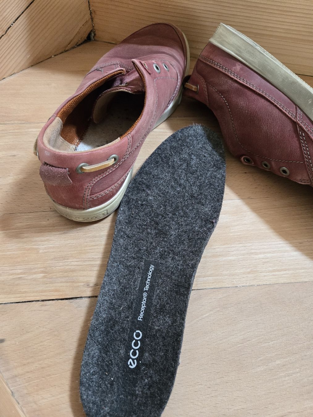 Ecco Scarpe da uomo: Ecco Leder Halbschuhe - Grösse 41 – Usato da Unterterzen venduto da elebo 6