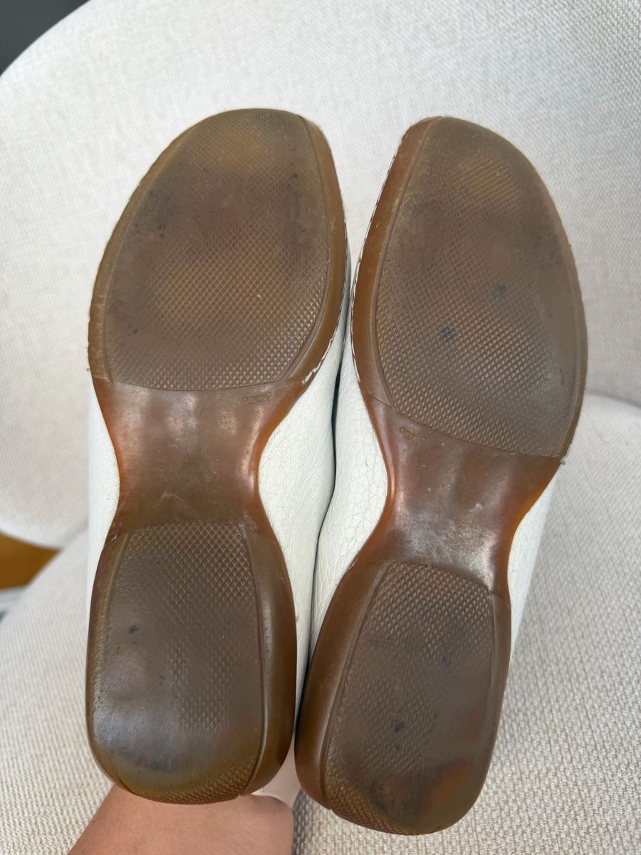 Scarpe da donna: Mokassins Leder Weiss Gr36 – Usato da Basel venduto da Ksjusha 3