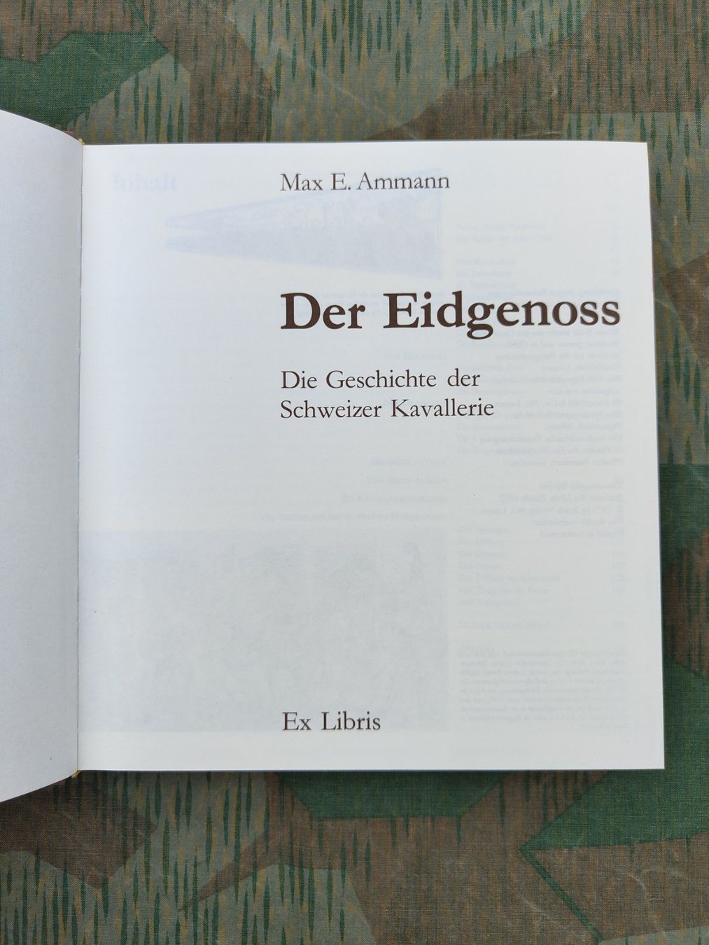 Libri: Der Eidgenoss Die Geschichte der Schweizer Kavallerie – Usato da Bauma venduto da SwissMilitaria 3